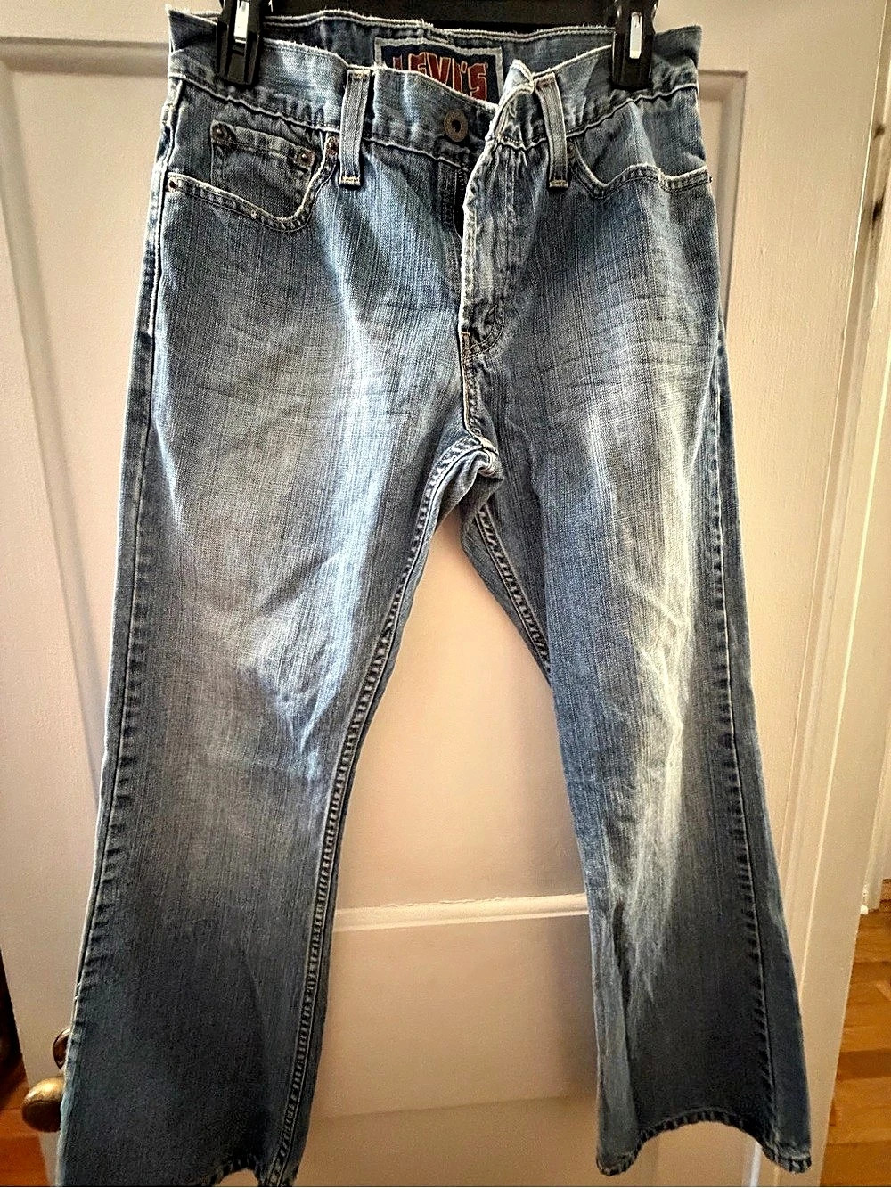 Levi's 527 Low Boot Cut Bootcut Jeans Waist 30 Blue